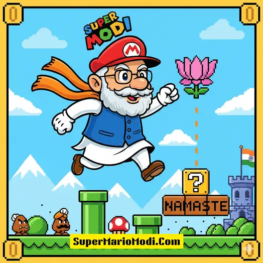 Super Mario Modi Game Logo