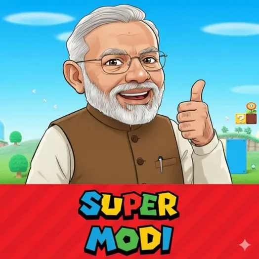 Super Mario Modi Game Logo New