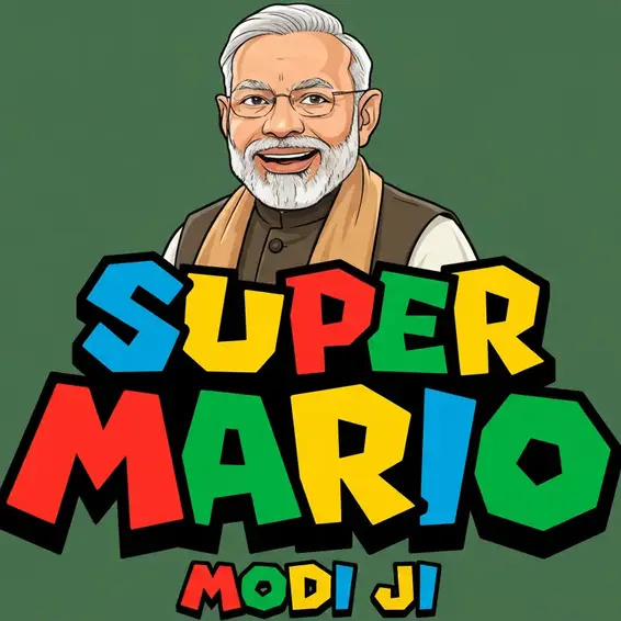 Super Mario Modi Game Logo